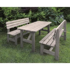 Gartenmöbelset 'Summer' für 4 Personen Holz