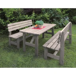 Gartenmöbelset 'Summer' für 4 Personen Holz