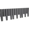 Gartenpalisade 'IPAL5S' 220 x 24,5 cm Kunststoff anthrazit 8-tlg.