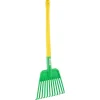 Gartenrechen für Kinder Kunststoff gelb/grün 67 cm