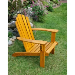 Gartensessel Kiefernholz braun 76 x 92 cm