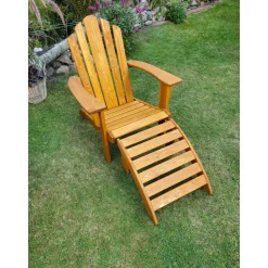 Gartensessel-Set braun 2-teilig