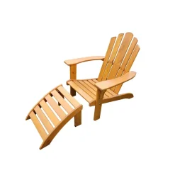 Gartensessel-Set braun 2-teilig
