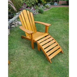 Gartensessel-Set braun 2-teilig