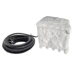 Gartensteckdose 'StoneDecor' Steinoptik 4-fach