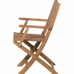 Gartenstuhl 'Falun' klappbar Akazienholz braun 50,5 x 88,5 x 55 cm