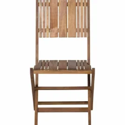 Gartenstuhl 'Falun' klappbar Akazienholz braun 46 x 89 x 54,5 cm