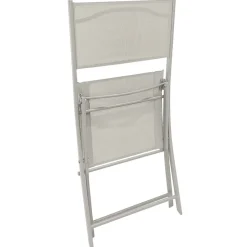 Gartenstuhl 'Nika' klappbar beige 45 x 81 x 51 cm