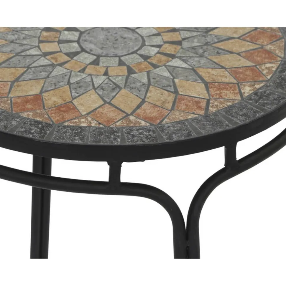 Gartenstuhl 'Prato' stapelbar Stahl schwarz 43 x 93,5 x 49 cm
