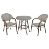 Gartenstuhl 'Rita' Aluminium beige 60,5 x 56 x 85 cm