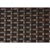Gartenstuhlset 'Riga' stapelbar Aluminium kaffeefarben