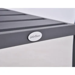 Gartenstuhlset 'Treviso' stapelbar Aluminium anthrazit 2 Stück