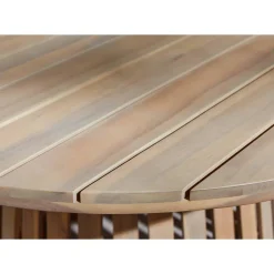 Gartenstuhlset 'Valentina' stapelbar Akazienholz braun 4 Stück