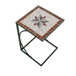 Gartentisch 'Amarillo' Stahl/Eisen 35 x 35 x 53 cm
