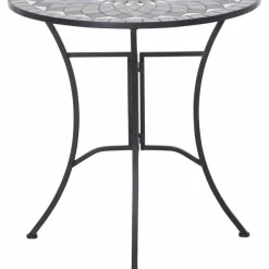Gartentisch 'Como' Stahl/Keramik 35,5 x 71 x 70 cm