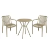 Gartentisch 'Frida' Stahl beige Ø 60 x 71 cm