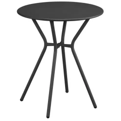 Gartentisch 'Frida' Stahl schwarz Ø 60 x 71 cm