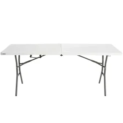 Gartentisch klappbar Stahl/Kunststoff 76 x 74 x 183 cm