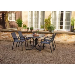 Gartentisch 'Paco' klappbar Stahl 90 x 70 x 138 cm