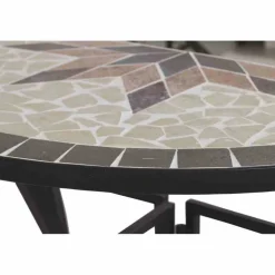 Gartentisch 'Stella' klappbar Stahl/Keramik 70 x 71 x 35,5 cm