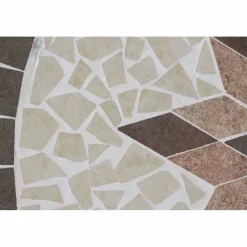 Gartentisch 'Stella' Stahl/Keramik Ø 70 x 71 cm