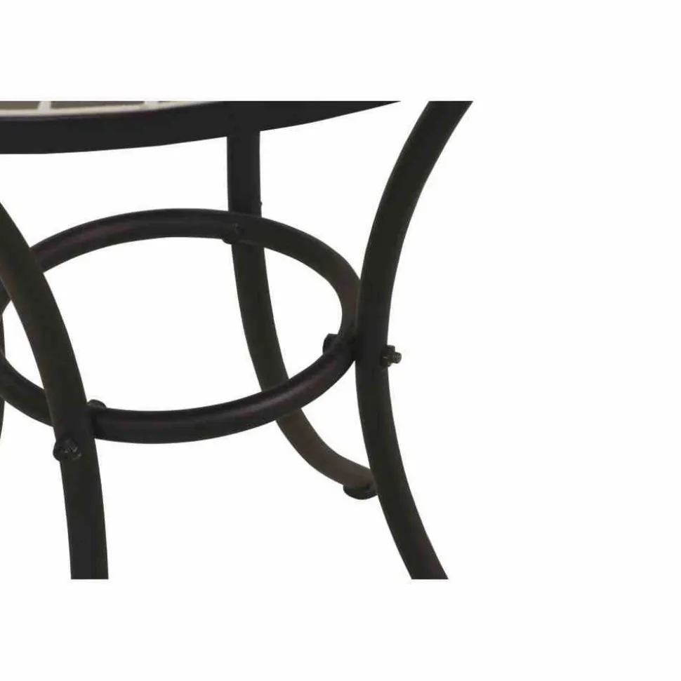 Gartentisch 'Stella' Stahl/Keramik Ø 70 x 71 cm