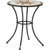 Gartentisch 'Stella' Stahl/Keramik Ø 60 x 70 cm