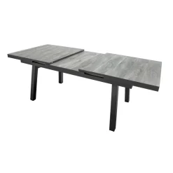 Gartentisch 'Sydney' ausziehbar Aluminium/Keramik 90 x 77 x 160/210 cm