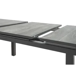 Gartentisch 'Sydney' ausziehbar Aluminium/Keramik 90 x 77 x 160/210 cm