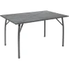 Gartentisch 'Toulouse' Stahl 90 x 74 x 140 cm