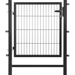 Gartentor 'Easy' anthrazit 100 x 120 cm, mit Pfostenrahmen
