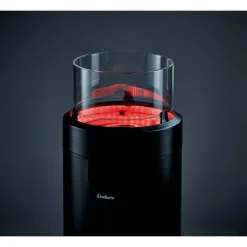 Gas-Feuerstelle 'Nova LED M' schwarz Ø 36 x 88 cm