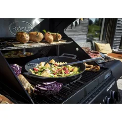 Gasgrill 'Allflame Peer 3' schwarz 127 x 118 x 61 cm