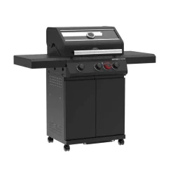 Gasgrill 'Artiso G3 Nero' schwarz 128 x 114,5 x 53 cm
