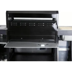 Gasgrill 'Augusta' silbern 4+1 Brenner 17 kW 150,5 x 116,5 x 58 cm