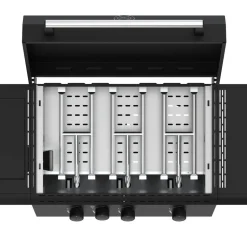 Gasgrill 'BBQ Plancha Artiso G3-PL Nero' schwarz 139,5 x 59,2 x 101,9 cm
