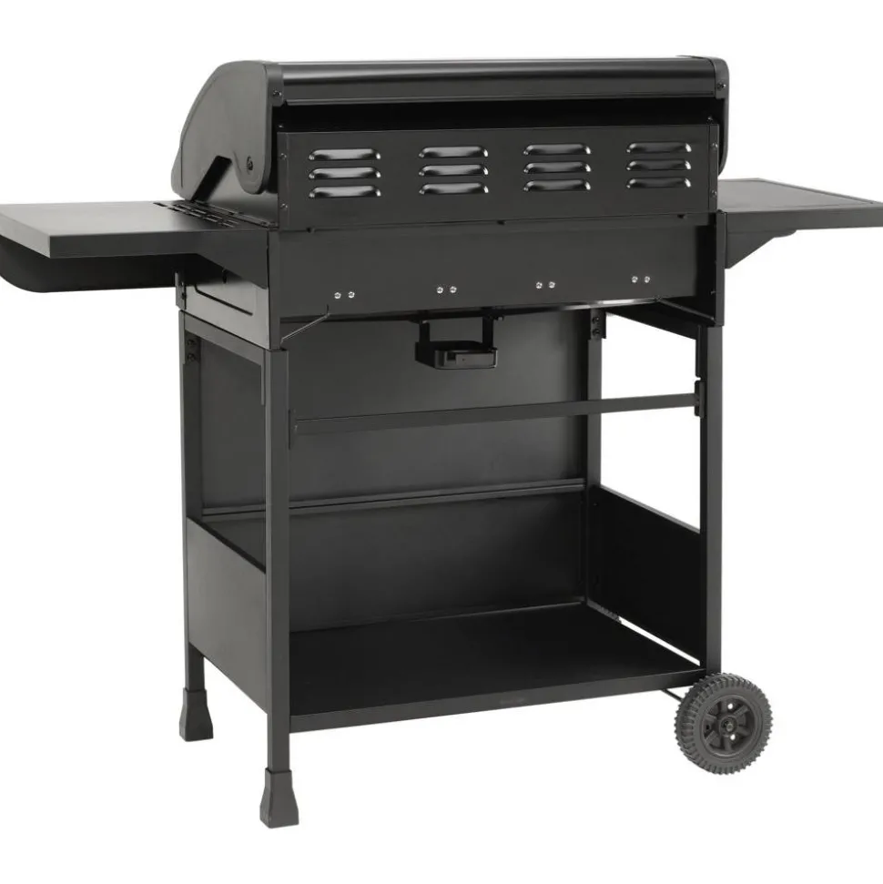 Gasgrill 'Columbus' schwarz 107,5 x 130 x 58,5 cm
