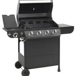 Gasgrill 'Columbus' schwarz 107,5 x 130 x 58,5 cm