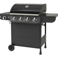 Gasgrill 'Columbus' schwarz 107,5 x 130 x 58,5 cm