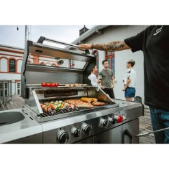 Gasgrill 'Kansas II Pro 4 SIK Turbo' 4 Brenner 153 x 64 x 118 cm