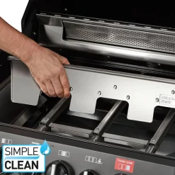 Gasgrill 'Monroe ProX 4 SIR Turbo Shadow' schwarz 153,5 x 58 x 118,5 cm