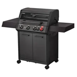 Gasgrill 'Monroe ProX 4 SIR Turbo Shadow' schwarz 153,5 x 58 x 118,5 cm