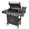 Gasgrill 'San Angelo' schwarz 110 x 120 x 48 cm