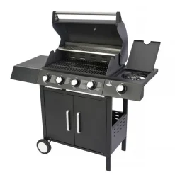 Gasgrill 'San Angelo' schwarz 110 x 120 x 48 cm