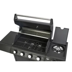 Gasgrill 'San Angelo' schwarz 110 x 120 x 48 cm