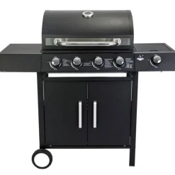 Gasgrill 'San Angelo' schwarz 110 x 120 x 48 cm