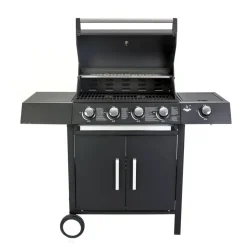Gasgrill 'San Angelo' schwarz 110 x 120 x 48 cm