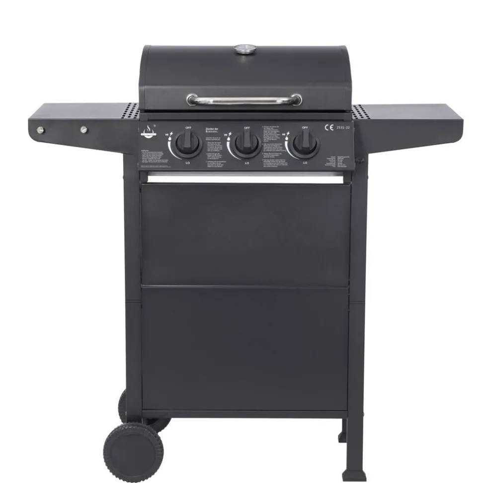 Gasgrill 'San Jose' schwarz 104 x 101,5 x 51 cm