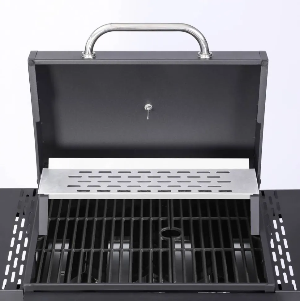 Gasgrill 'San Jose' schwarz 104 x 101,5 x 51 cm