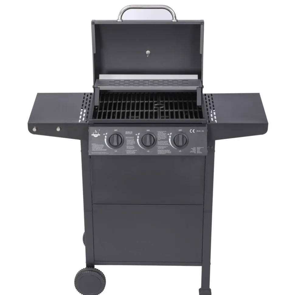 Gasgrill 'San Jose' schwarz 104 x 101,5 x 51 cm